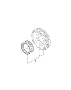Front Wheel Tire R1 Diagram and Parts List for LX410 54AE9U727-54AHE9U727-54AHE9U1727-54AHE9U2727-54AIE9U727-54AIE9U1727-54AIE9U2727-54AJE9U727-54AKE9U727 Cub Cadet Lawn Tractor